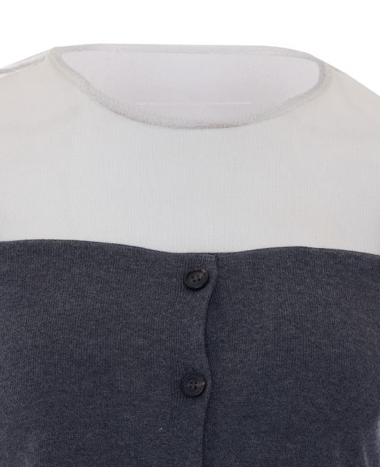 26SS MM6 메종마르지엘라 가디건 S62HP0043 M13273860M Blue - MM6 MAISON MARGIELA