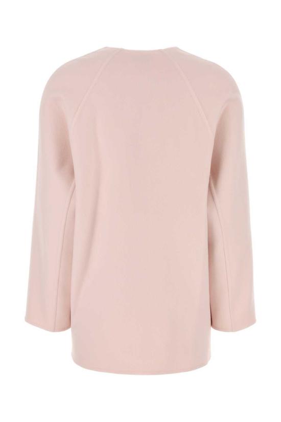  보테가베네타 가디건 보테가 베네타 파스텔 핑크 울 블렌드  핑크쉘 - BOTTEGA VENETA