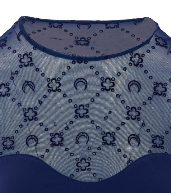 26SS 마린세르 바디수트 티셔츠 WTO474A CJER0005BL90 Blue - MARINE SERRE