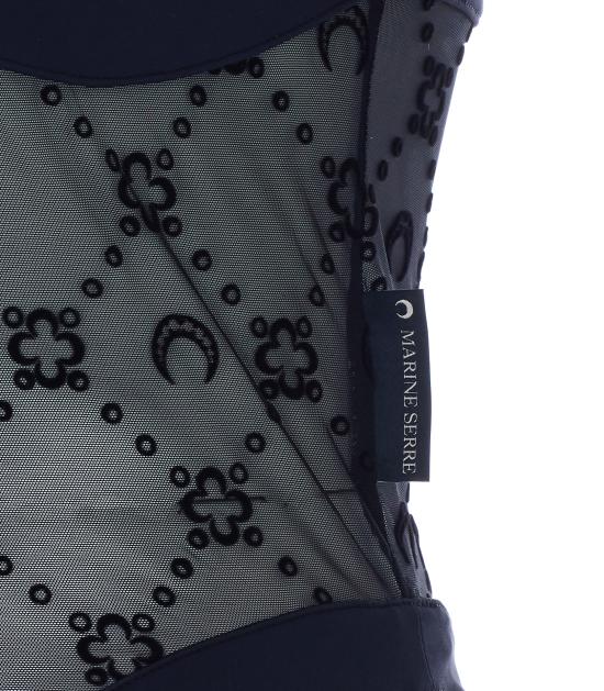 26SS 마린세르 바디수트 티셔츠 WTO474A CJER0005BK99 Black - MARINE SERRE