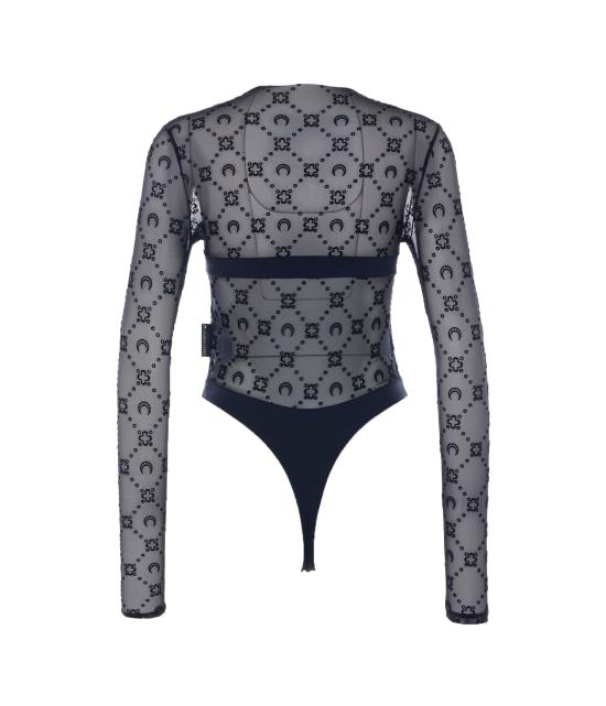 26SS 마린세르 바디수트 티셔츠 WTO474A CJER0005BK99 Black - MARINE SERRE