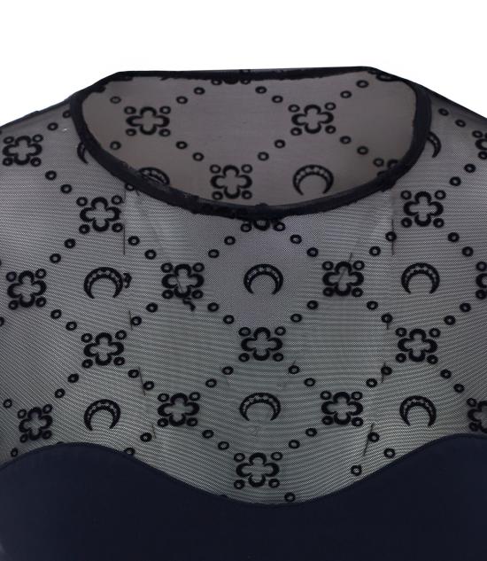 26SS 마린세르 바디수트 티셔츠 WTO474A CJER0005BK99 Black - MARINE SERRE