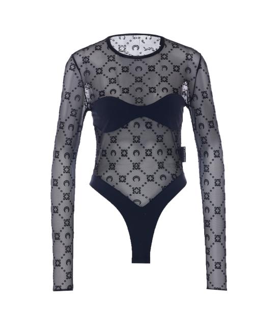 26SS 마린세르 바디수트 티셔츠 WTO474A CJER0005BK99 Black