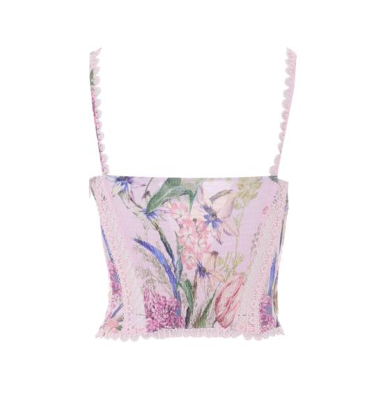 26SS 차로루이즈 민소매 티셔츠 266102 PINK BOTANIC Pink - CHARORUIZ