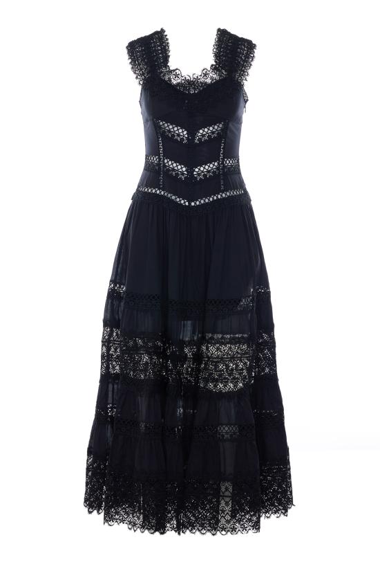 26SS 차로루이즈 미디 원피스 261623 BLACK Black