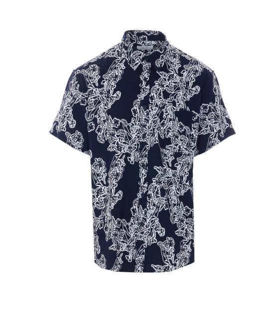 26SS 엔엔07 반팔 셔츠 2610000057 NAVY BLUE Blue