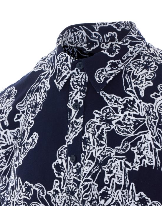 26SS 엔엔07 반팔 셔츠 2610000057 NAVY BLUE Blue - NN07