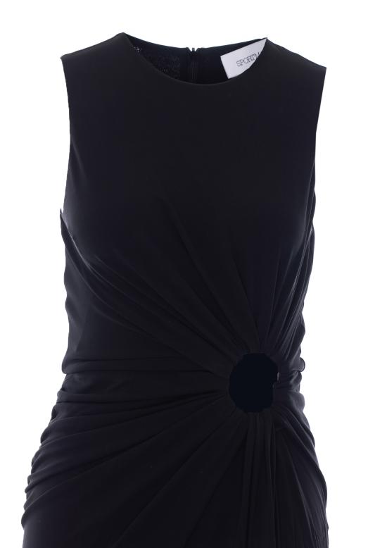 26SS 스포트막스 미디 원피스 2612621032600 SPXSALETTA 001 Black - SPORTMAX