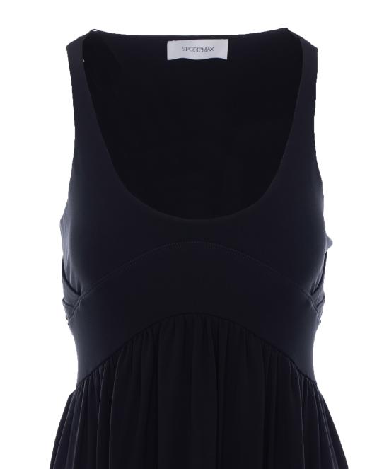26SS 스포트막스 롱 원피스 2612621052600 SPXPANINO 001 Black - SPORTMAX