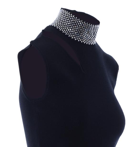 26SS 리우조 민소매 티셔츠 WA6221MS55N 22222 Black - LIU JO