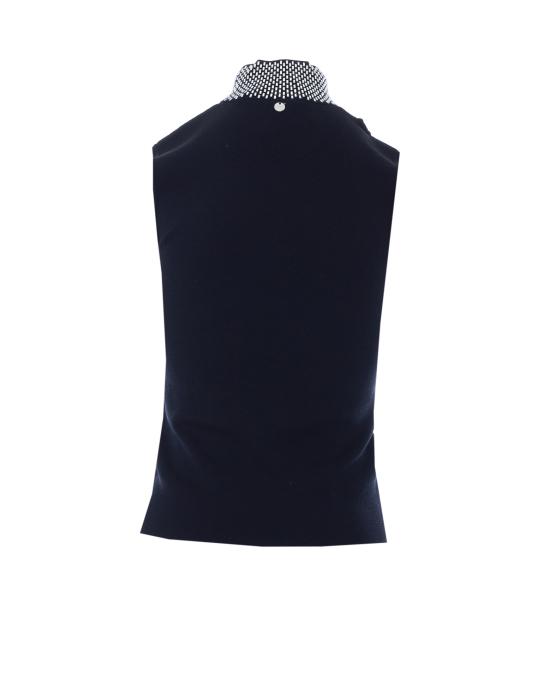 26SS 리우조 민소매 티셔츠 WA6221MS55N 22222 Black - LIU JO