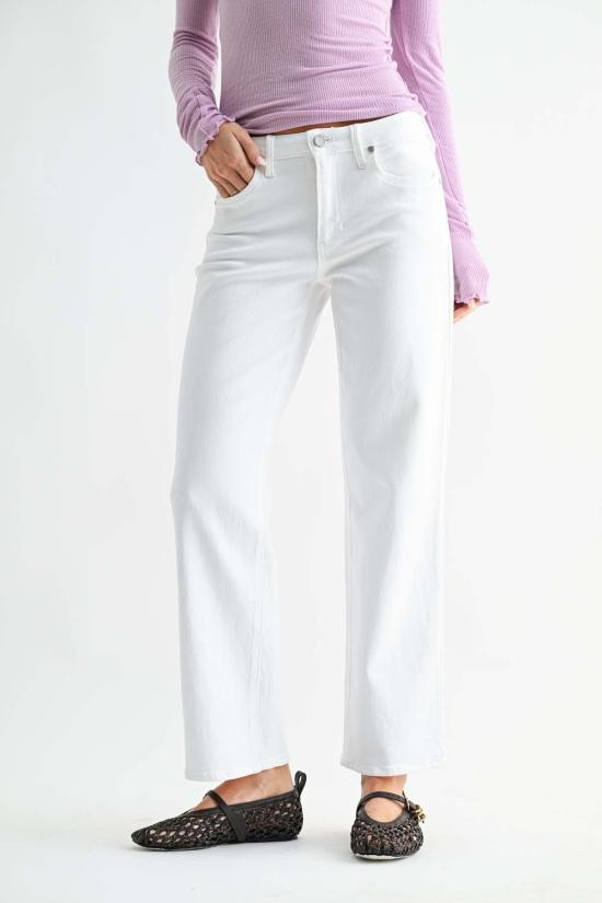  저스트 블랙 데님 데님 팬츠 스트레치 스트레이트 진 - JUST BLACK DENIM