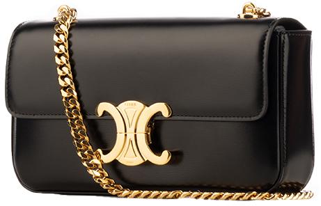 26SS 셀린느 샤이니 카프스킨 클로드 체인 숄더백 115203BF438NO DIVERS - CELINE