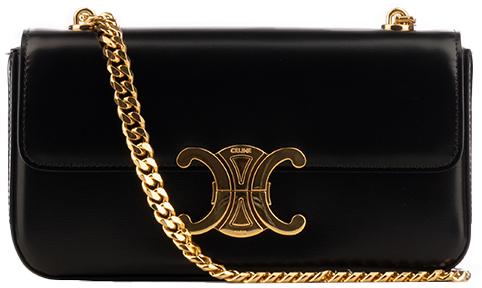 26SS 셀린느 샤이니 카프스킨 클로드 체인 숄더백 115203BF438NO DIVERS