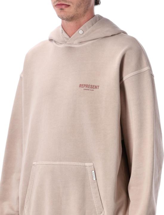 26SS 리프레젠트 후드 티셔츠 OCM41113 TAUPE - REPRESENT