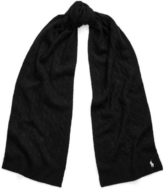 25FW 랄프 로렌 머플러/스카프 455956296001 BLACK - RALPH LAUREN