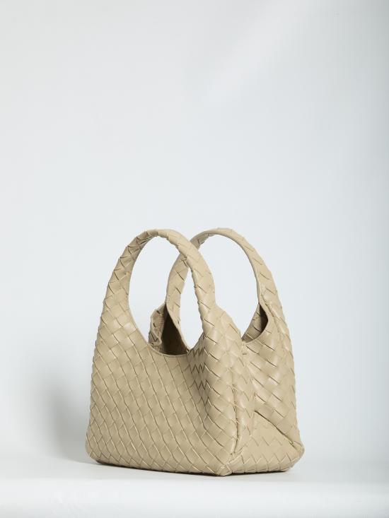 26SS 보테가베네타 스몰 캄파나 토트백 854248 BEIGE - BOTTEGA VENETA