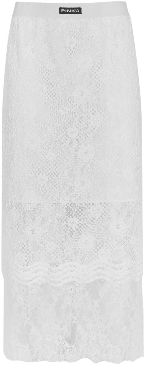 26SS 핑코 롱 스커트 106664A381Z05 WHITE