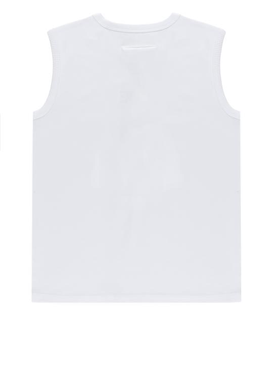 26SS [키즈] MM6 메종마르지엘라 탑 M60575 MM009M6100 Bianco - MM6 MAISON MARGIELA