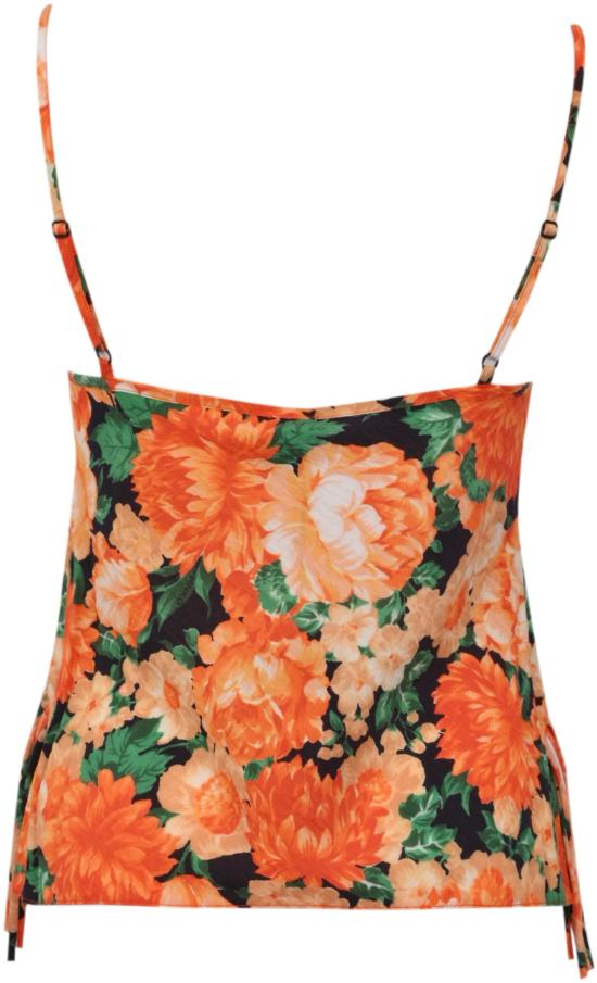 26SS 핑코 민소매 티셔츠 106823A3AOAS4 ORANGE - PINKO