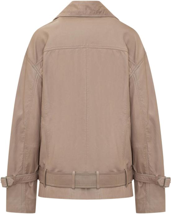 26SS 핑코 가죽 자켓 106231A31XI31 BEIGE - PINKO