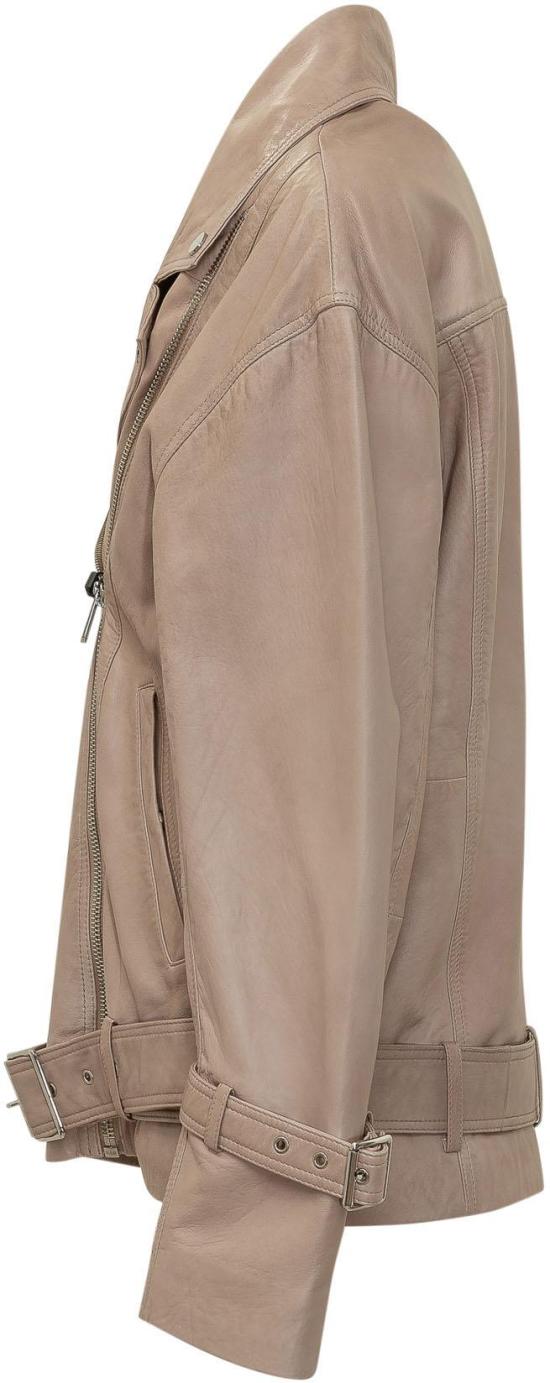 26SS 핑코 바이커 자켓 106231A31XI31 BEIGE - PINKO