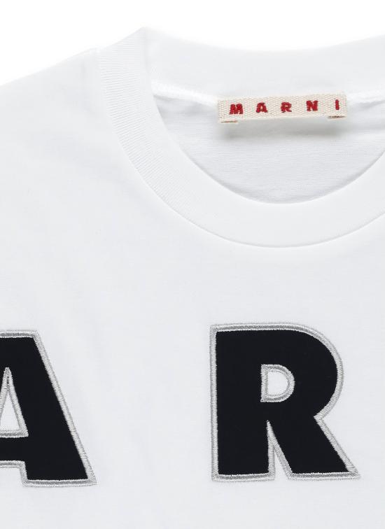 26SS [키즈] 마르니 티셔츠 M01265 M00RF0M100 Bianco - MARNI