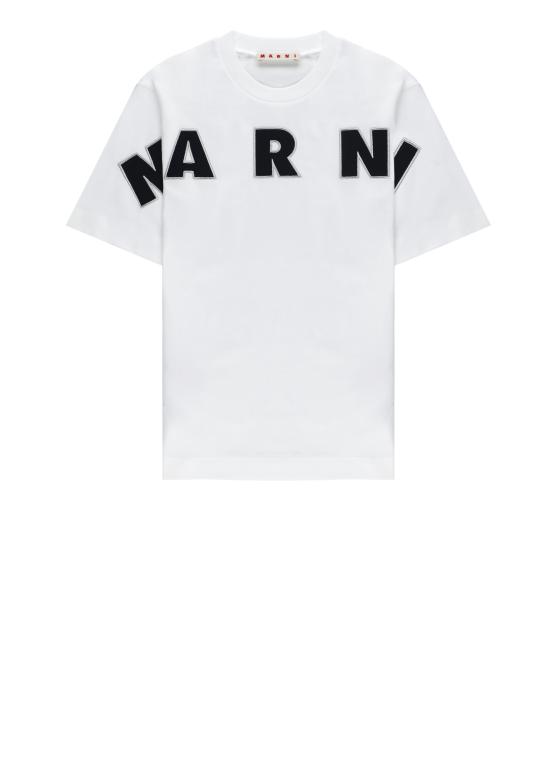 26SS [키즈] 마르니 티셔츠 M01265 M00RF0M100 Bianco