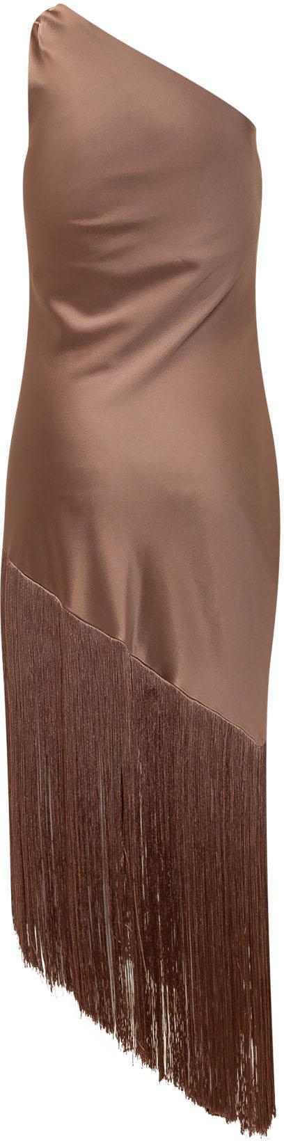 26SS 핑코 롱 원피스 106352A33DL50 BROWN - PINKO