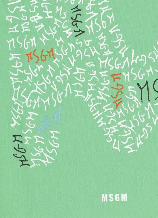 26SS [키즈] 엠에스지엠 티셔츠 S6MSJBTH232 MS006 Verde - MSGM