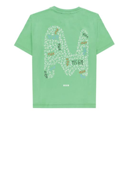 26SS [키즈] 엠에스지엠 티셔츠 S6MSJBTH232 MS006 Verde - MSGM