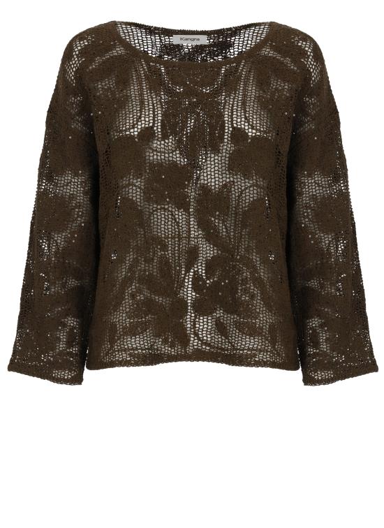 26SS 캉그라 스웨터 393001 133 Marrone