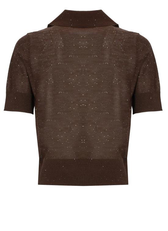 26SS 캉그라 폴로 티셔츠 390026 833 Marrone - KANGRA