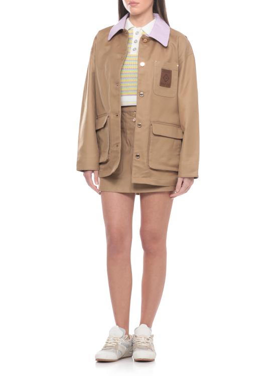 26SS 카사블랑카 미디 스커트 WSS26SK20702 DRILL BEIGE Beige - CASABLANCA