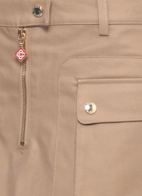 26SS 카사블랑카 미디 스커트 WSS26SK20702 DRILL BEIGE Beige - CASABLANCA