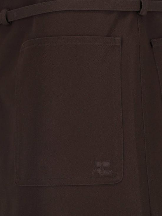 26SS 쿠레쥬 스트레이트 팬츠 226CSH081CO0134 1983 Brown - COURREGES