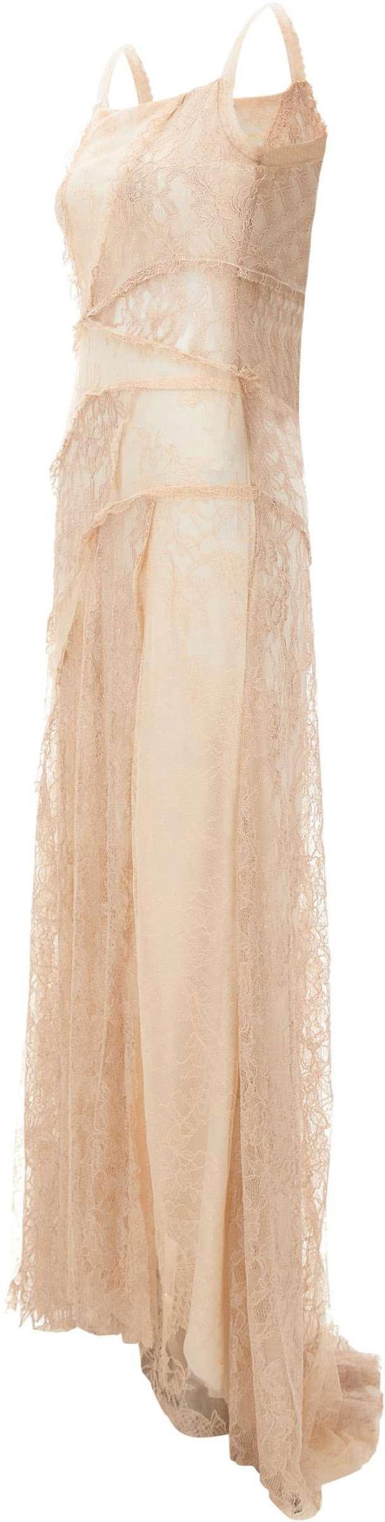 26SS 블루마린 롱 원피스 4A456AN0147 PINK - BLUMARINE
