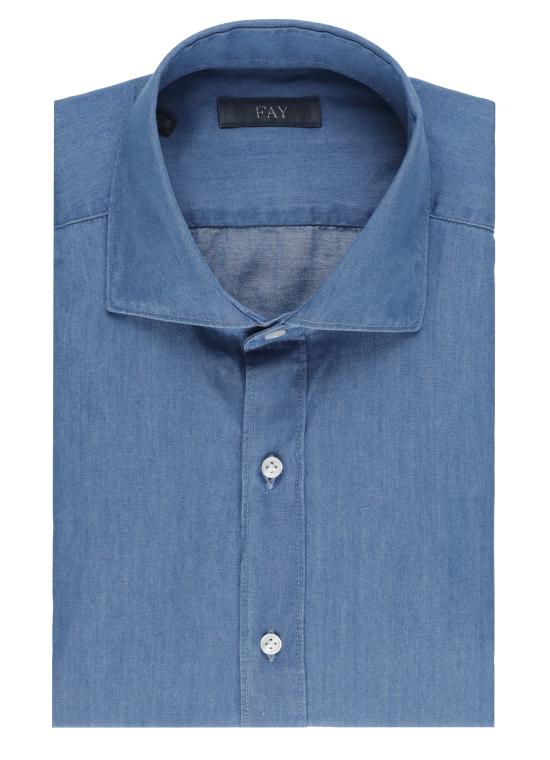 26SS 페이 긴팔 셔츠 NCMA152115LMJP U200 Blue