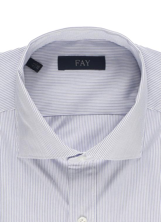 26SS 페이 긴팔 셔츠 NCMA1522590ZBC U802 Blue - FAY