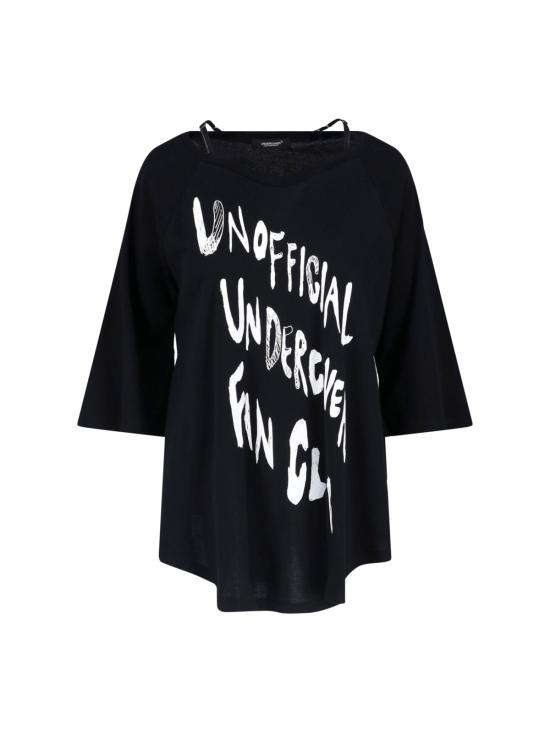 26SS 언더커버 반팔 티셔츠 UC1F1809 BLACK Black
