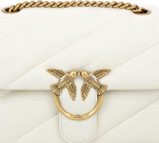 26SS 핑코 숄더백 100038A0F2Z14Q WHITE - PINKO