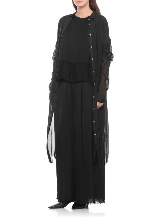 26SS 산크타무에르테 스트레이트 팬츠 S280 BLACK Nero - SANCTAMUERTE