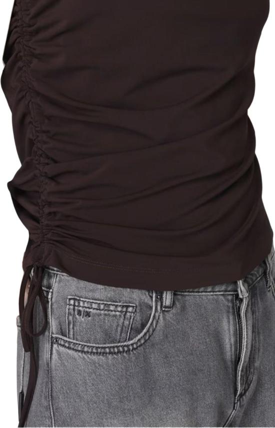 26SS 핑코 블라우스 106277A35PM28 BROWN - PINKO