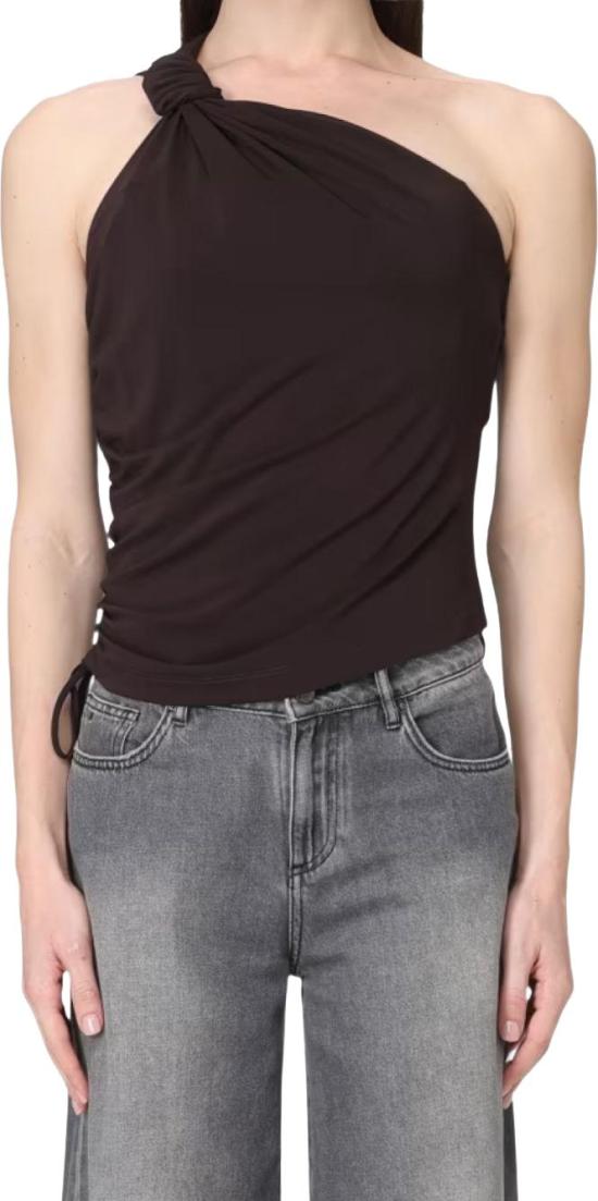 26SS 핑코 블라우스 106277A35PM28 BROWN