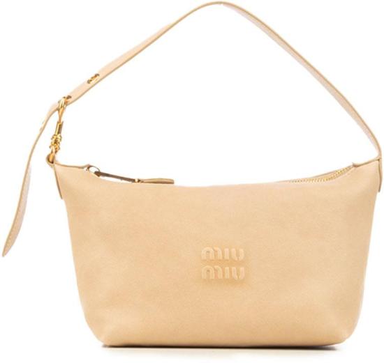 26SS 미우미우 스무스 그레인 피니쉬 레더 크로셰 파우치 5NE841AEFXF0065 DIVERS