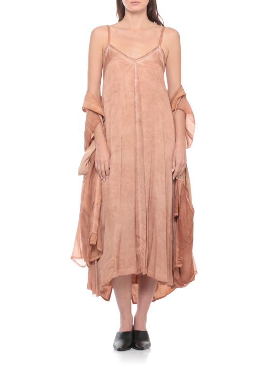 26SS 산크타무에르테 미디 원피스 S264 STARFISH ORANGE Arancione - SANCTAMUERTE