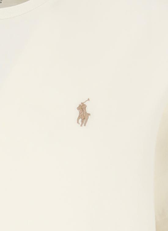 26SS 랄프 로렌 반팔 티셔츠 710671438 350 Avorio - RALPH LAUREN