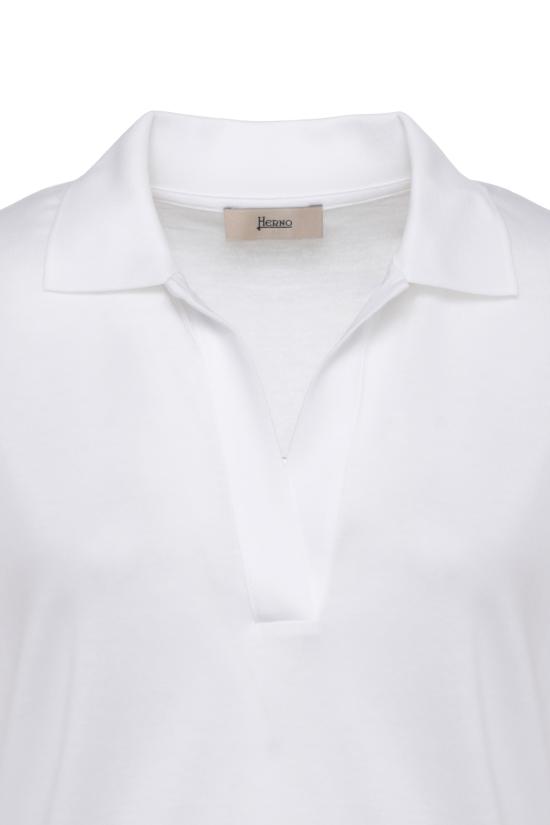 26SS 에르노 / 여성 폴로 티셔츠 JPL00113D 520561000 Bianco - HERNO