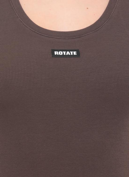 26SS 로테이트 민소매 티셔츠 1153761667 Marrone - ROTATE