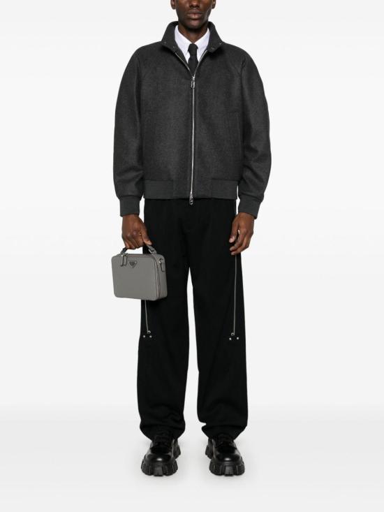 펜디 캐시미어 보머 FW1333APOAF0UU0 Black - FENDI